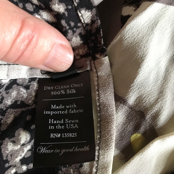 Grey Black White Silk Sleeveless Midi Dress - Picture 8 of 10